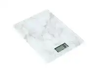 LivingStyles Avanti Compact Kitchen Scale, White Marble offer