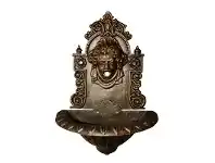 LivingStyles Louise Cast Iron Garden Wall Fountain offer