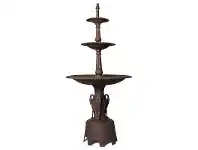 LivingStyles Heron Cast Iron Garden Fountain, Antique Bronze offer