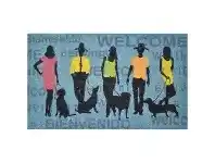 LivingStyles Dog Walkers Coir Doormat, 75x45cm offer