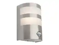LivingStyles Richie IP54 Stainless Steel LED Outdoor Wall Light with Motion Sensor offer