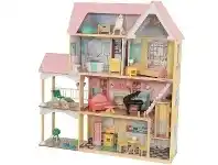 KidKraft Lola Mansion Dollhouse with EZ Kraft Assembly
