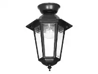 LivingStyles Tilbury IP44 Exterior DIY Batten Fix Ceiling Light, Black offer
