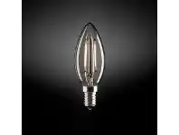 LivingStyles Fancy Vintage LED Globe, Candle, E14, 25W offer