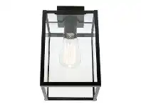 LivingStyles Manchester Metal & Glass DIY Batten Fix Ceiling Light offer
