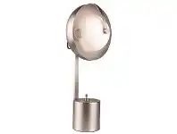 LivingStyles Mercury Metal Table Lamp, Aged Nickel offer