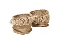LivingStyles Airolo 2 Piece Braided Jute Basket Set offer