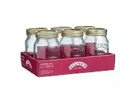 LivingStyles Kilner Glass Preserve Jar, 500ml, Set of 6 offer