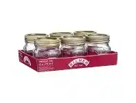 Kilner Glass Preserve Jar, 250ml, Set of 6