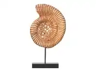 LivingStyles Neptune Chiselled Mango Wood Seashell Decor offer