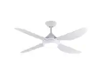 Major Indoor / Outdoor Ceiling Fan with LED Light, 122cm/48", White