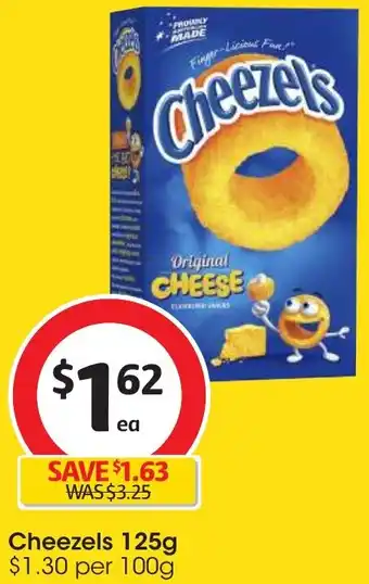 Coles Cheezels 125g offer