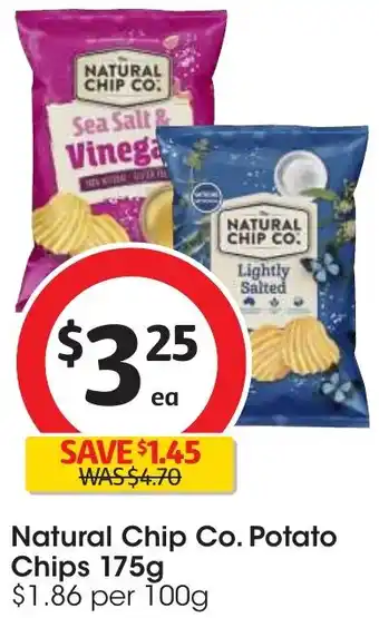 Coles Natural Chip Co. Potato Chips 175g offer