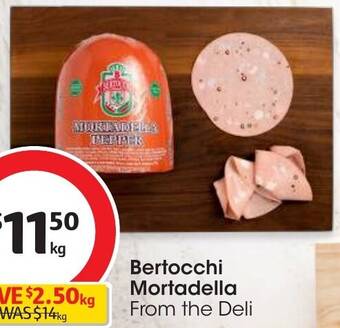 Coles Bertocchi Mortadella offer