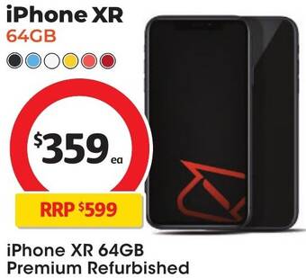Coles iPhone XR 64GB offer