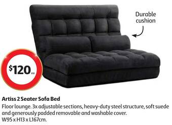 Coles Artiss 2 Seater Sofa Bed offer