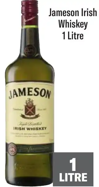 Coles Jameson Irish Whiskey 1 Litre offer