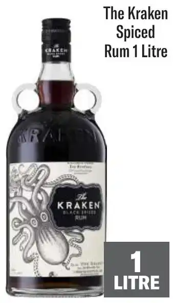 The Kraken Spiced Rum 1 Litre