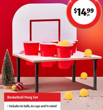 Basketball Pong Set
