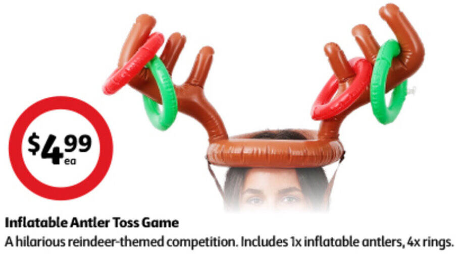 Inflatable Antler Toss Game offer at Coles