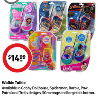 Coles Walkie Talkie offer