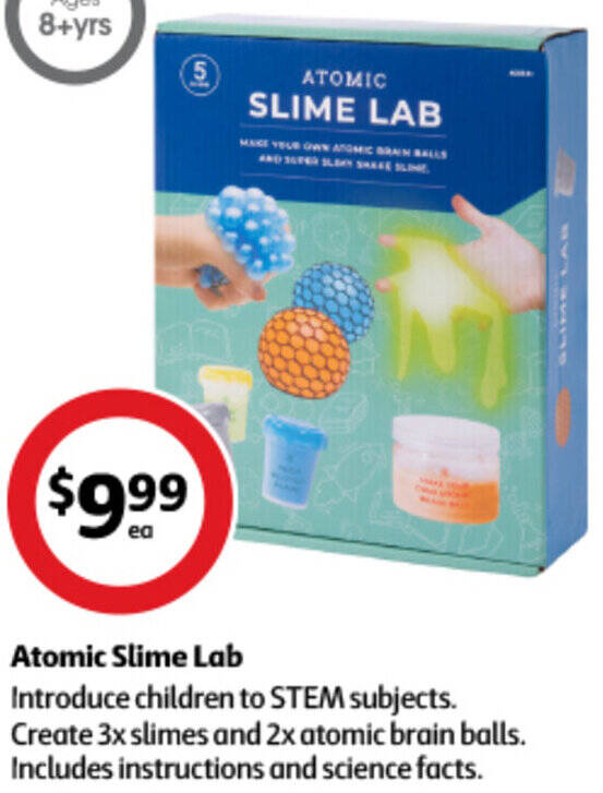 Atomic Slime Lab offer at Coles