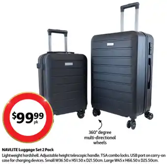 Coles luggage online