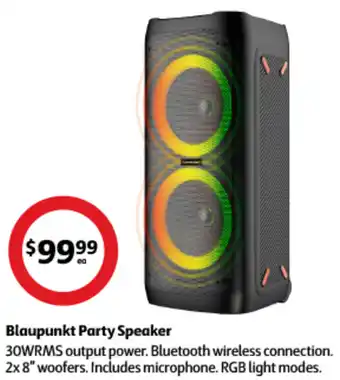 Coles Blaupunkt Party Speaker offer