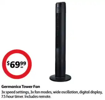 Coles Germanica Tower Fan offer