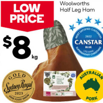 Woolworths Woolworths Half Leg Ham offer