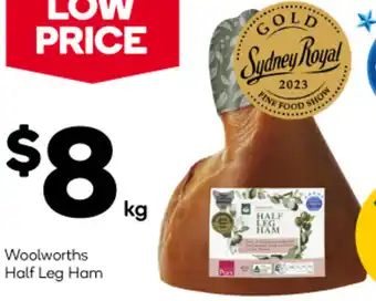 Woolworths Woolworths Half Leg Ham offer