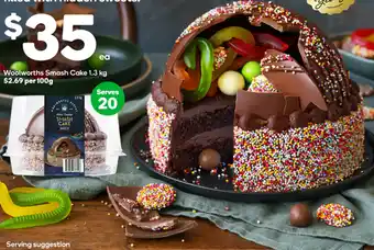 Woolworths Woolworths Smash Cake 1.3 kg offer