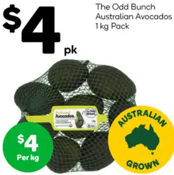 Woolworths The Odd Bunch Australian Avocados 1 kg Pack offer