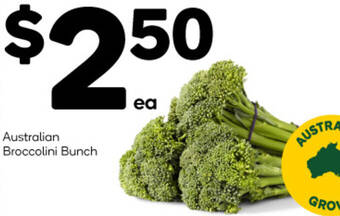 Woolworths Australian Broccolini Bunch offer