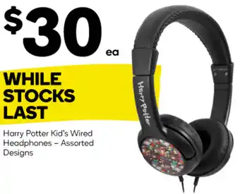Harry Potter Kid's Wired Headphones