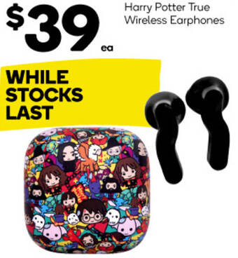 Woolworths Harry Potter True Wireless Earphones offer