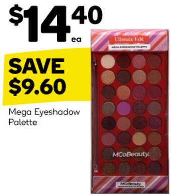 Woolworths Mega Eyeshadow Palette offer