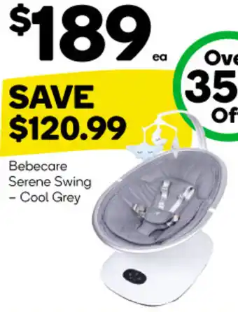 Bebecare Serene Swing - Cool Grey