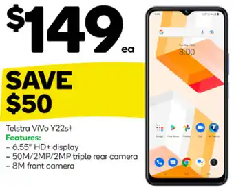 Telstra ViVo Y22s