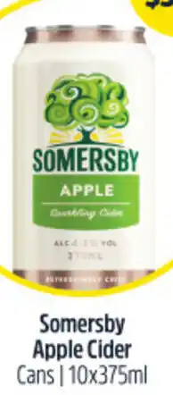Woolworths Somersby Apple Cider Cans 10x375ml offer