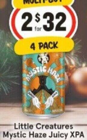 IGA Little Creatures Mystic Haze Juicy XPA offer