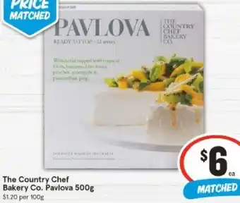 IGA The Country Chef Bakery Co. Pavlova 500g offer