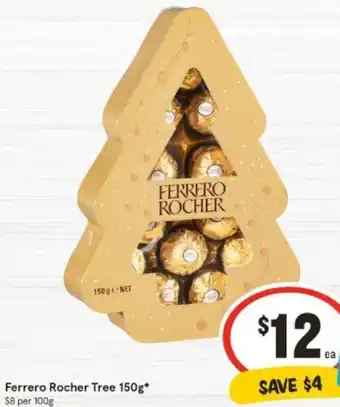 IGA Ferrero Rocher Tree 150g offer
