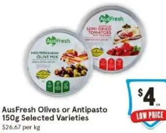 IGA AusFresh Olives or Antipasto 150g offer