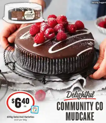 IGA COMMUNITY CO MUDCAKE offer