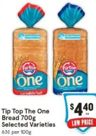 IGA Tip Top The One Bread 700g offer