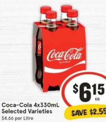 IGA Coca-Cola 4x330mL offer