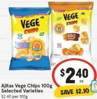 Ajitas Vege Chips 100g