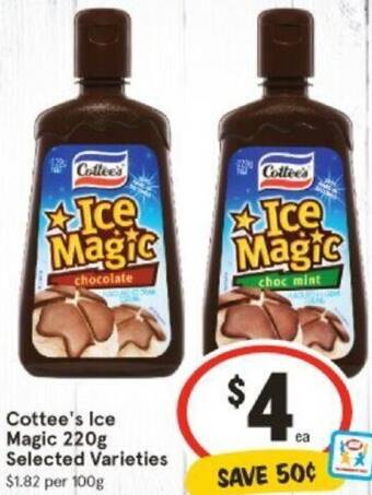 IGA Cottee's Ice Magic 220g offer