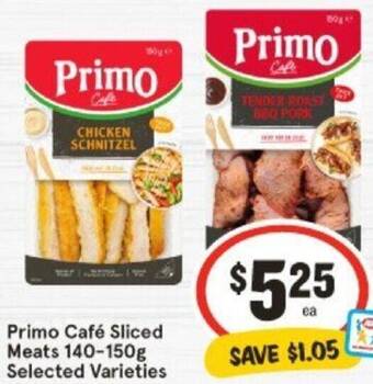 IGA Primo Café Sliced Meats 140-150g offer